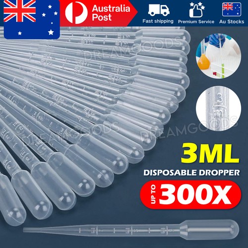 Disposable Pipettes – 3 ml Graduated, Box of 500 (Non‑Sterile