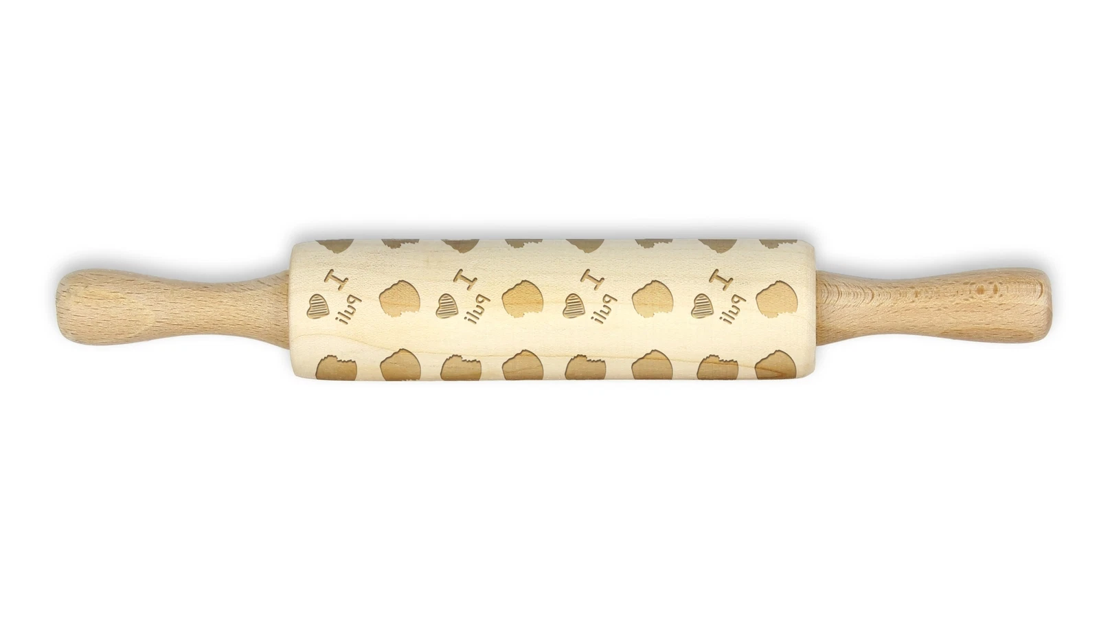 Puli Roller with Small Dog Head Art-Dog