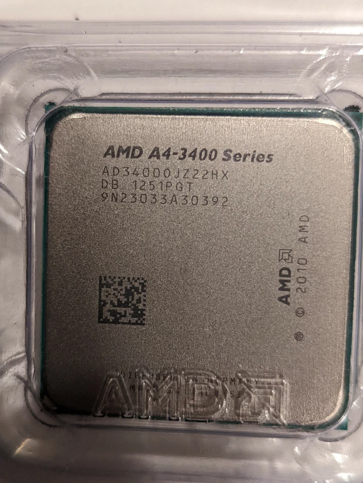 AMD A4-3400 AD3400OJZ22HX Dual Core 2.7GHz Socket FM1 CPU - Image 2 of 2
