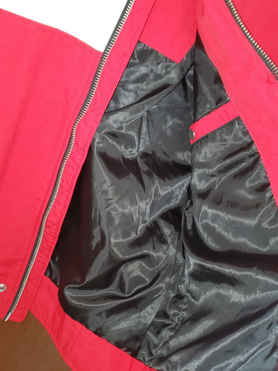 ジャケット・アウター Diesel Jacket J-Red Slim Fit Nylon Biker DIESEL Biker Jacket J STREET Slim Bomber Red White Black XL | eBay