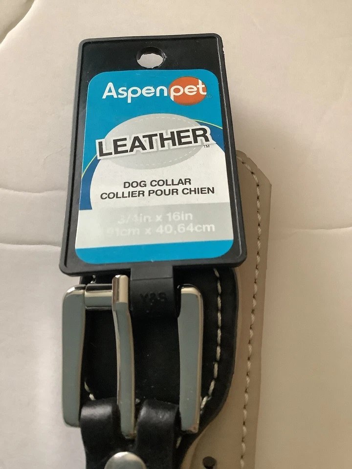 Collar negro para perro Aspen Pet de 16 pulgadas Foto 3 de 3
