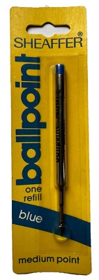 Vintage Sheaffer Ball Point Pen Refill Blue Medium Point NOS Sealed Not Tested