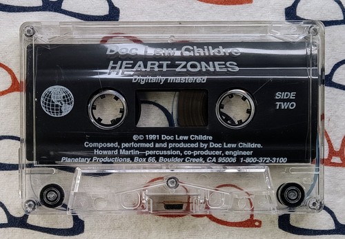 Doc Lew Childre Heart Zones 1991 New Age Cassette Album Reissue VG+ - Picture 4 of 4