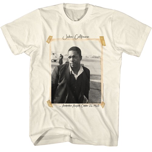 Camiseta para hombre John Coltrane Jazz Saxofonista VW Escarabajo Aeropuerto de Ámsterdam 1963 - Imagen 3 de 3