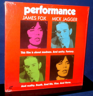 New! 'PERFORMANCE' -Mick JAGGER 'Memo to Turner' Gem on 12-In Laser Disc, SEALED