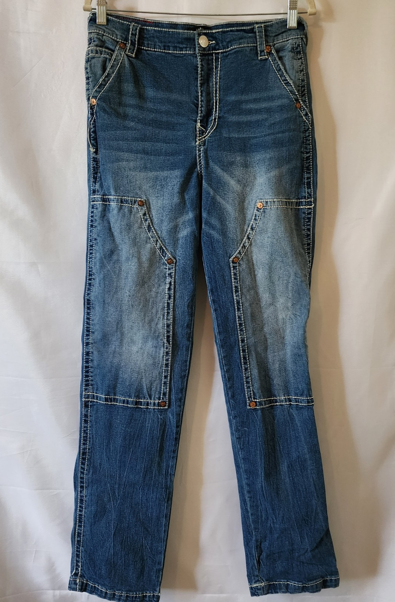 TRUE RELIGION Jeans Sarah High Rise Straight Leg Size 30 MSRP $149 Med Wash  Y2K