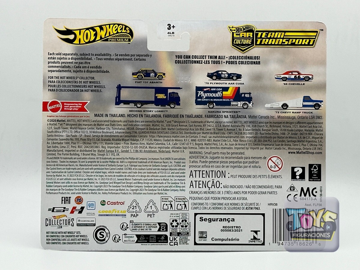 Hot Wheels Premium 2024 Team Transport '70 Plymouth AAR Cuda