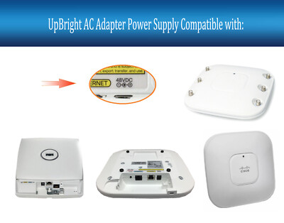 48V AC/DC Adapter Replacement For Cisco Aironet 1700 2700 3700 3700i AIR CAP3702I A K9 B K9 R K9 E K9 AIR LAP1142N A K9 AIR CAP1702I A K9 B K9 AIR CAP2702I A K9 LAP1142 Access Point AP - Foto 9