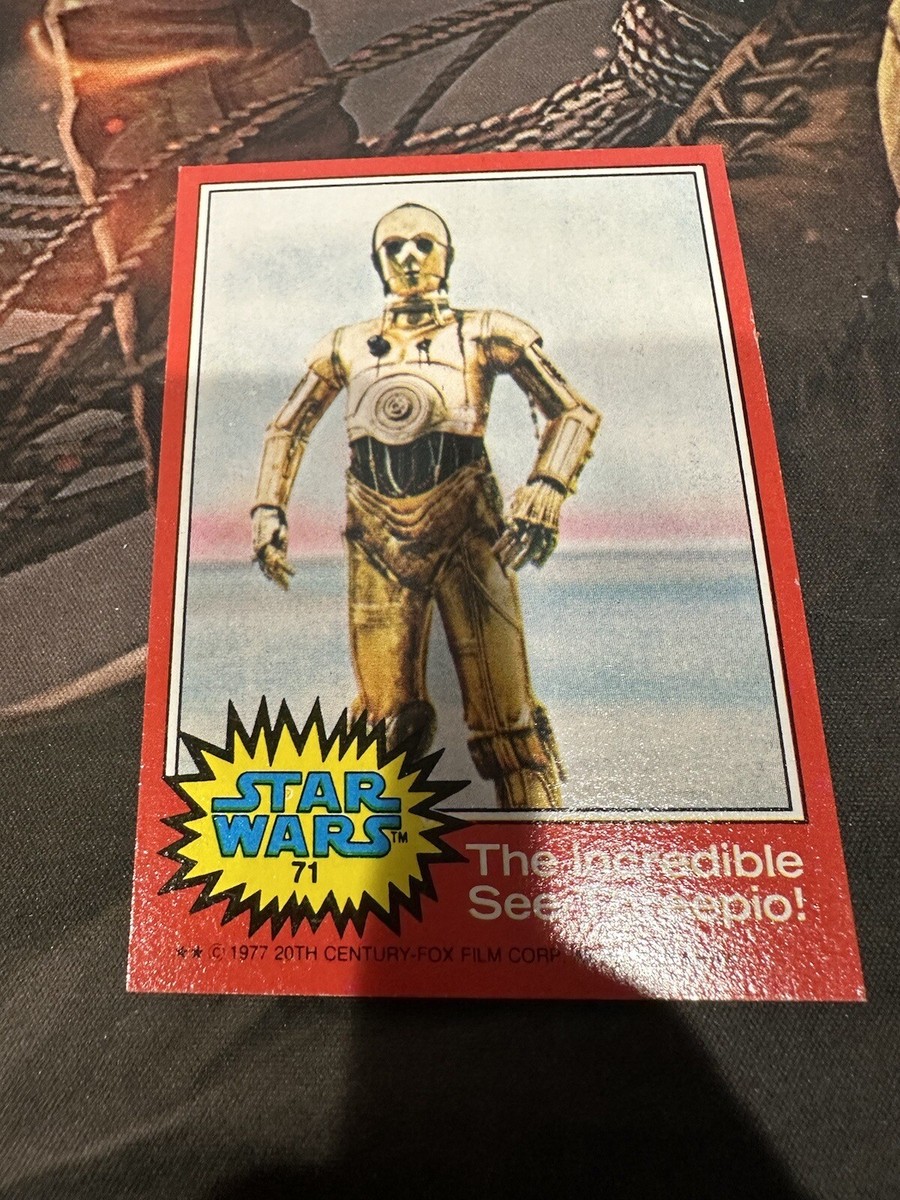 1977 Star Wars Card Topps Red Series 2 #71 | eBay