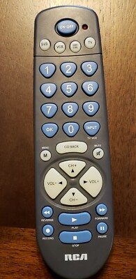 RCA RCR450 Universal TV Remote 4 Device Control Infrared Easy Program