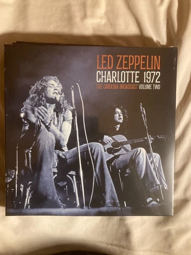 LED ZEPPELIN CHARLOTTE 1972 VOL 2 THE CAROLINA BROADCAST DOUBLE LP, NEW & SEALED