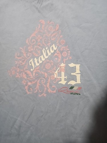 Roma Atletica Vintage Italia Shirt Sz Medium - Picture 2 of 4
