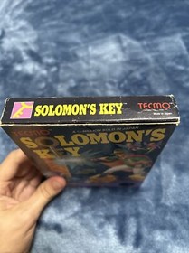 Solomon's Key Nintendo NES CIB Game Box Manual Classic