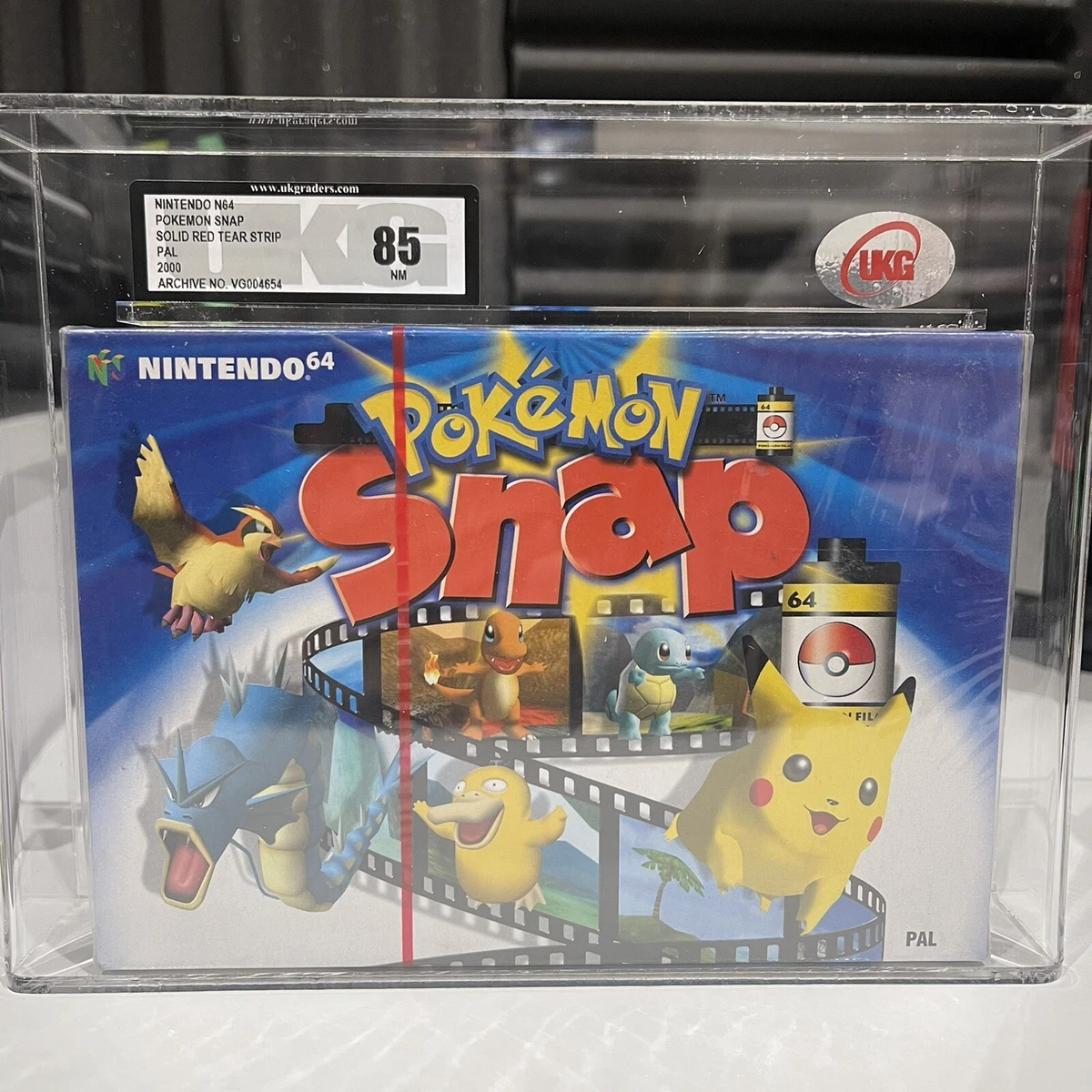 NINTENDO 64 Pokemon Snap UKG VGA Graded 85 NM 2000 RARE eBay