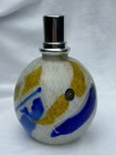 Vintage Scentier Glass Oil Lamp Fragrance Diffuser Murano Metallic Abstract — photo 1
