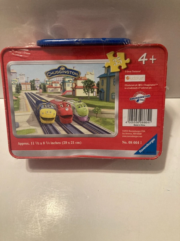 NUEVO Rompecabezas sellado Ravensburger Chuggington 35 piezas con lata de transporte Foto 2 de 2