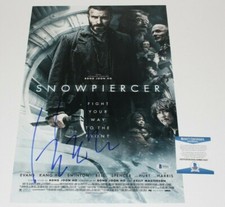 BONG JOON HO SIGNED 'SNOWPIERCER' 12x18 MOVIE POSTER BECKETT COA PROOF PARASITE