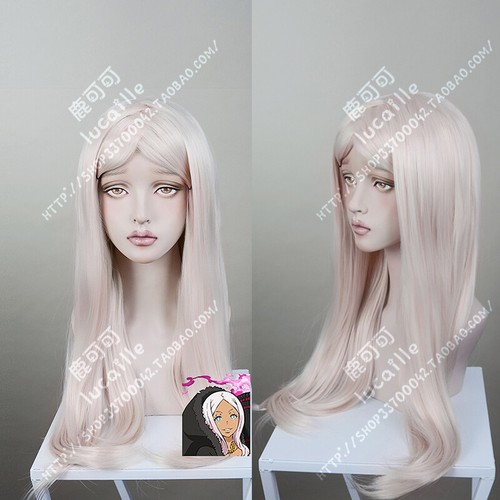 Fire Force Princess Hibana 60cm Anime Costume Cosplay Wig Hair Light