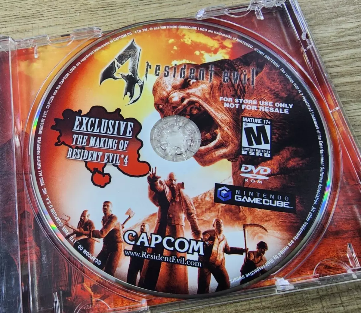 Resident Evil 4 Authentic Nintendo Gamecube Game 