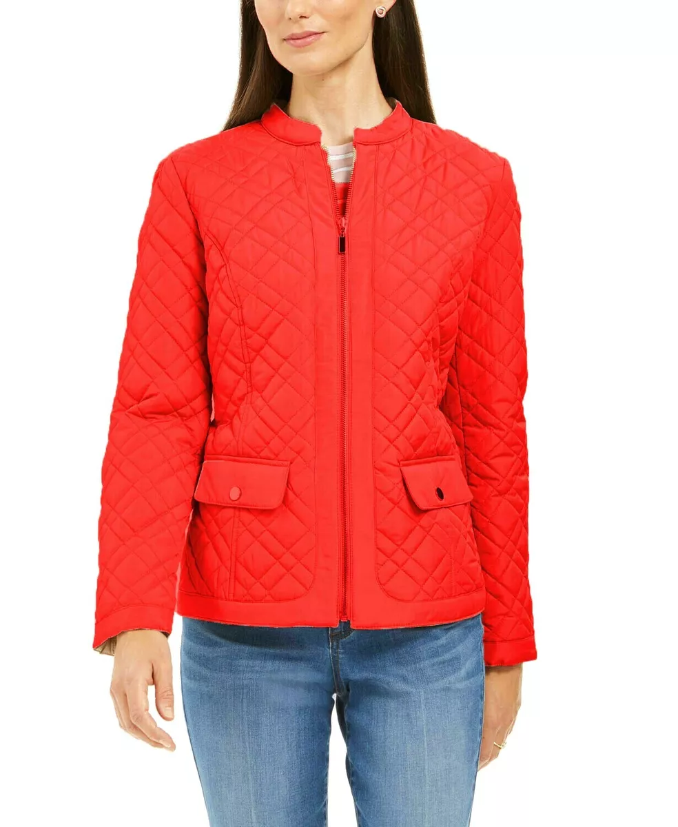 Charter club deals quilted jacket