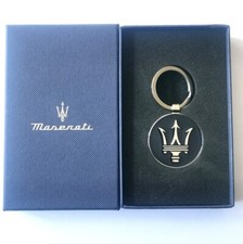 Maserati Black Logo Car Keychain Key Ring Key Chain