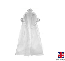 White Veil Bride To Be Hen Party Wedding Fancy Dress Costume Accessories H24327
