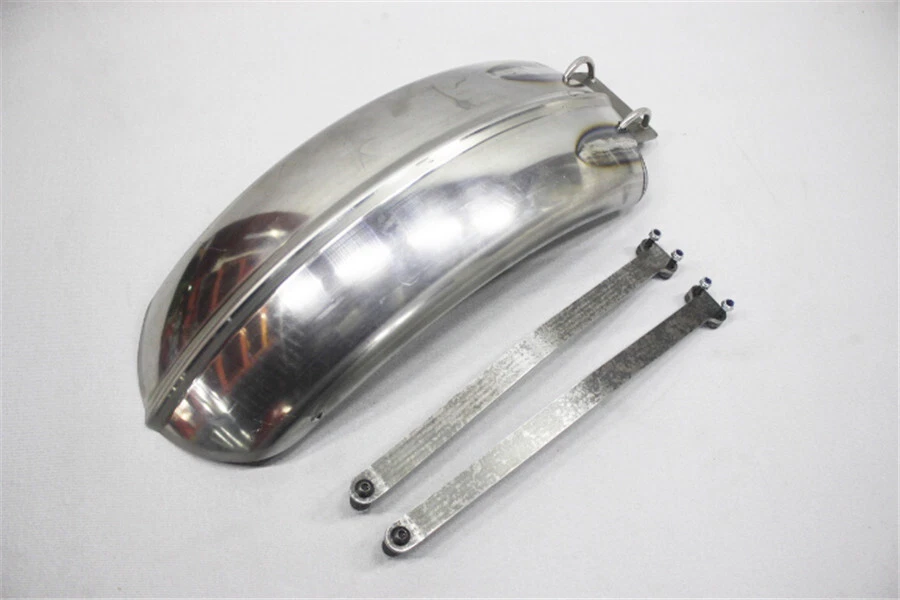 Cubierta de guardabarros trasero 180 mm para Honda Shadow VLX STEED 400 600 placa de acero modificada Foto 4 de 4