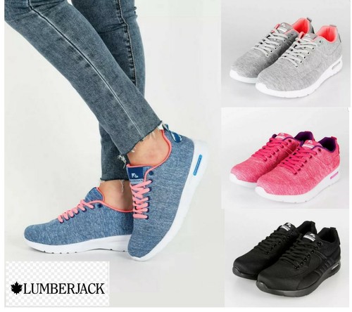Scarpa sportiva donna sneaker Lumberjack da ginnastica in tessuto mod.  running | eBay