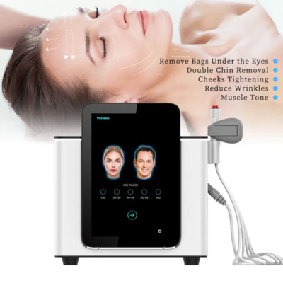 Face Anti Wrinkle EMS Magnetic Facial Tighten Machine Muscle Stimulate Trainer