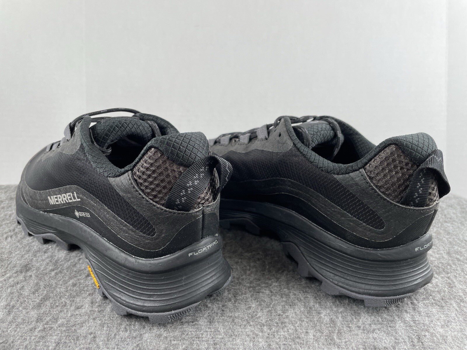 Scarpe da trekking Merrell Moab Speed donna triple nere impermeabili misura 9 5 NUOVE