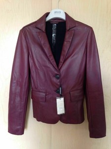 emporio armani leather jacket womens