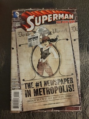 Superman (2011) #32 NM- Bombshell Variant DC Comics New 52