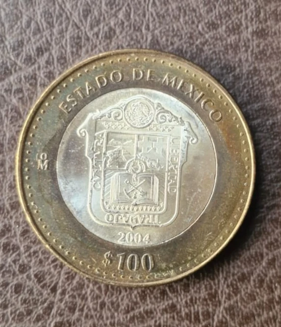 Bi-Metallic 100 Pesos Denomination Mexican Coins (1905-Now) for