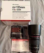 Canon EF 135mm F/2 L USM Lens F2