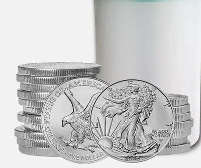 #ad 2025 1 oz .999 Fine Silver Bullion Coin – Eagle Design – Brilliant Uncirculated $36.99