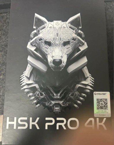 G-Wolves Hsk Pro 4K Gray Gaming Mouse Lightweight Wired/Wireless Esports Grip - Picture 2 of 5