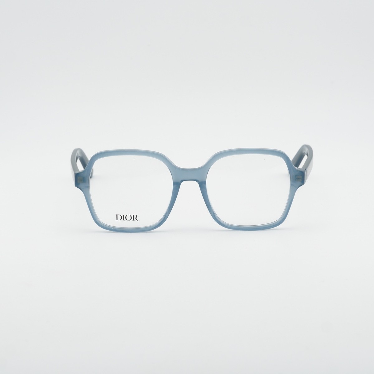 NEW Dior DIORMIDNIGHT O S1I 8000 Shiny Light Blue 53mm Eyeglasses