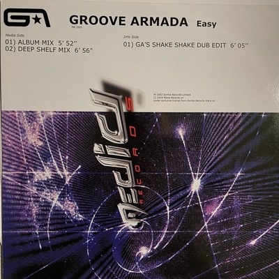 Groove Armada - Easy - HOUSE/HARD / USED *NEAR MINT*