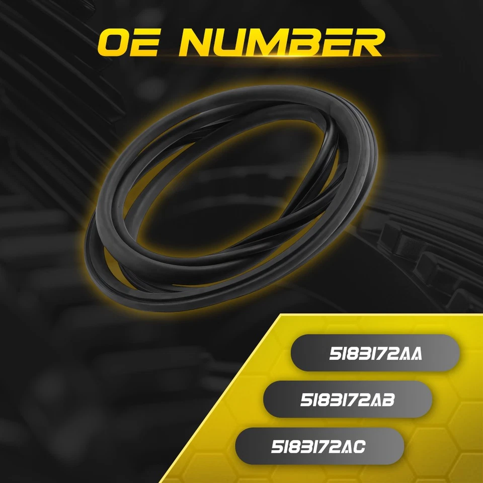 Para Dodge Journey 2009-2018/2007-2011 calibre techo corredizo vidrio sello de resistencia a la intemperie Foto 4 de 4