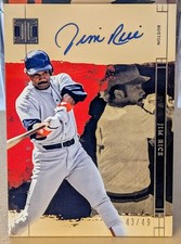 2024 Panini Impeccable Immortal Ink Auto 11-JR Jim Rice 43/49 Boston Red Sox HOF