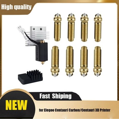 Brass Nozzle For Elegoo Centauri/Centauri Carbon 3D Printer Parts 0.2-0.8mm SUK