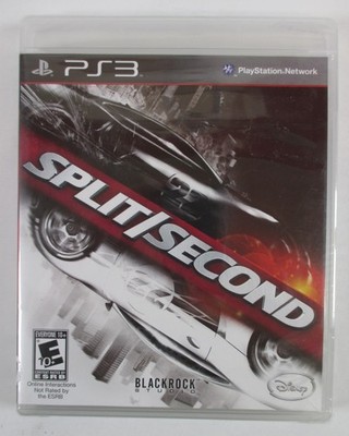 New SEALED ''Split / Second'' PS3 Video Game Disney Blackrock Studio SPLIT/SECOND