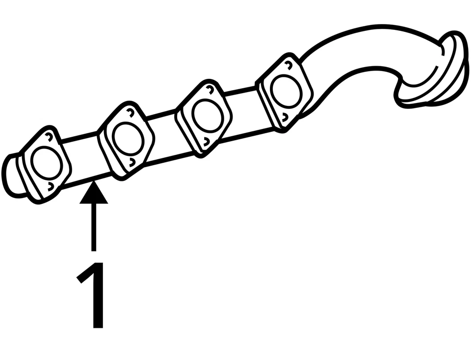 Mercedes-Benz S500 2004 turbocompresor colector de escape con turbocompresor Busgn Foto 4 de 4
