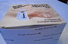 Vintage Weight Watchers Weights Measures Kit 1980 Scale, Tray Preowned VG