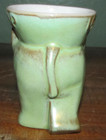 1972 Frankoma GOP Prairie Green Red Clay Elephant Coffee Mug D215-868 Republican — photo 4