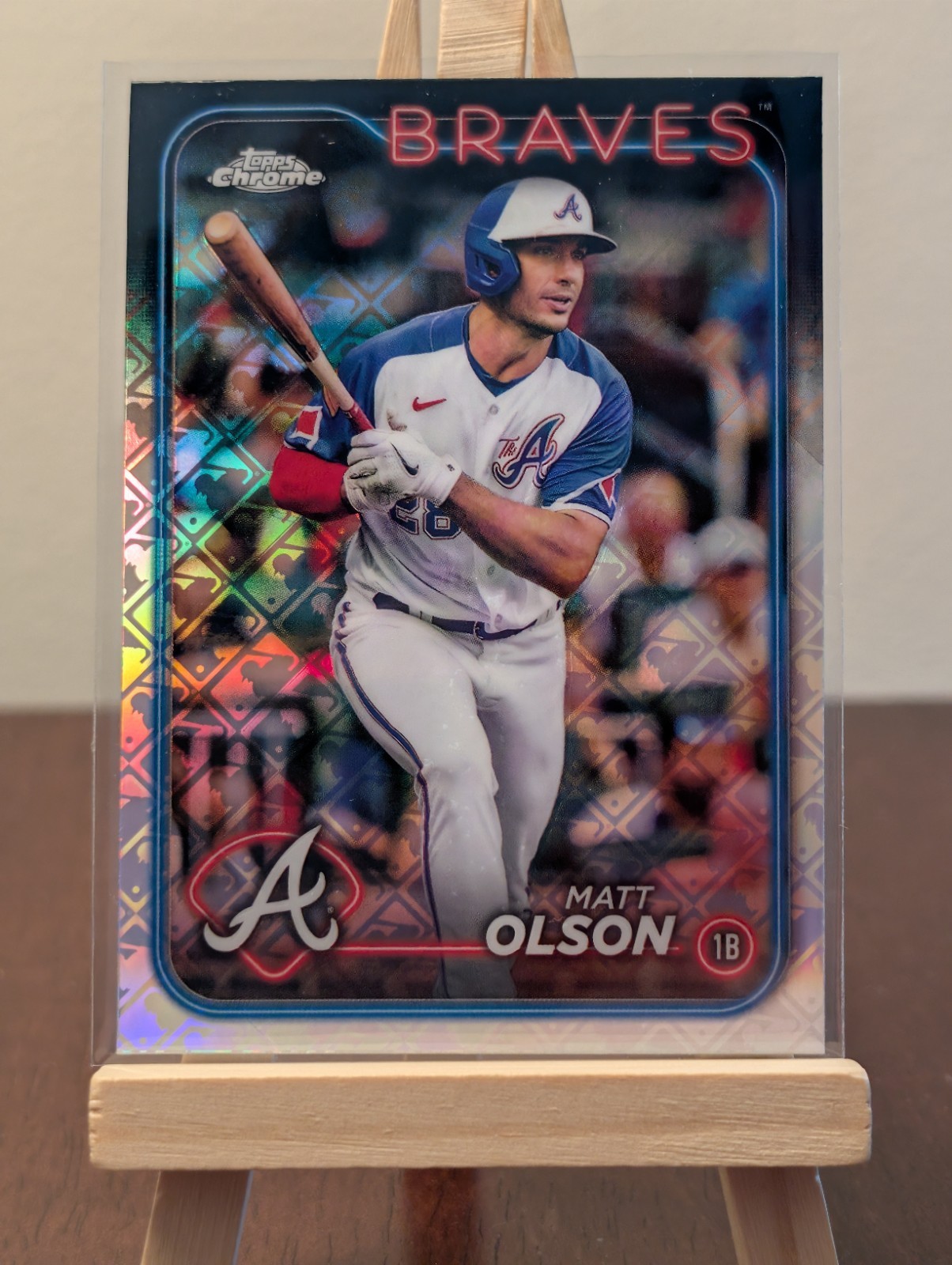2024 Topps Chrome Logofractor Edition - Matt Olson #23