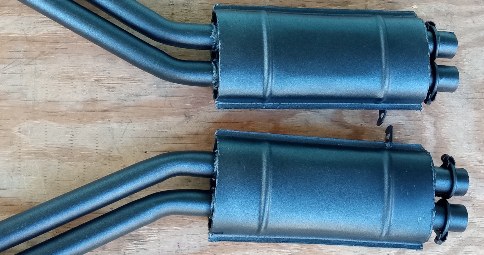 Ferrari  330 GT Rear Mufflers_Resonators_Pipes_ANSA_Chrome Tips_20387/S_20387/D