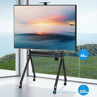 Smart Board Stand for 42-86'' Interactive Whiteboard Lockable Wheel Height Adjust
