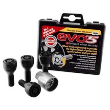 EVO5 12 x 1,50 mm Schwarz Diebstahlsicherung Radschrauben BMW Z4er E85