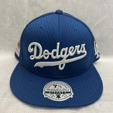 Los Angeles Dodgers Mitchell & Ness Script Mess Cooperstown Collection Hat 7 5/8